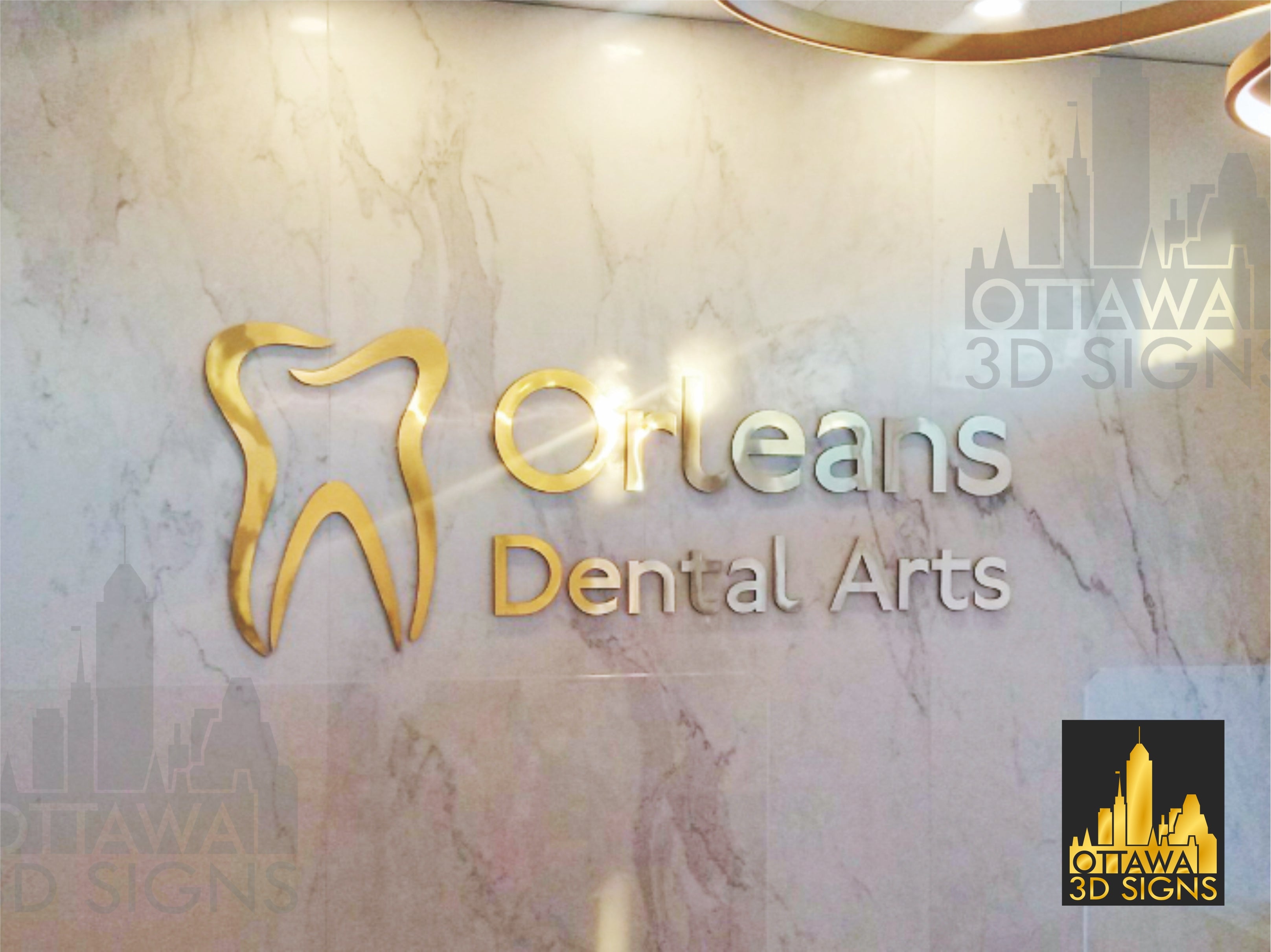 Laser Cut Metal 3D Sign