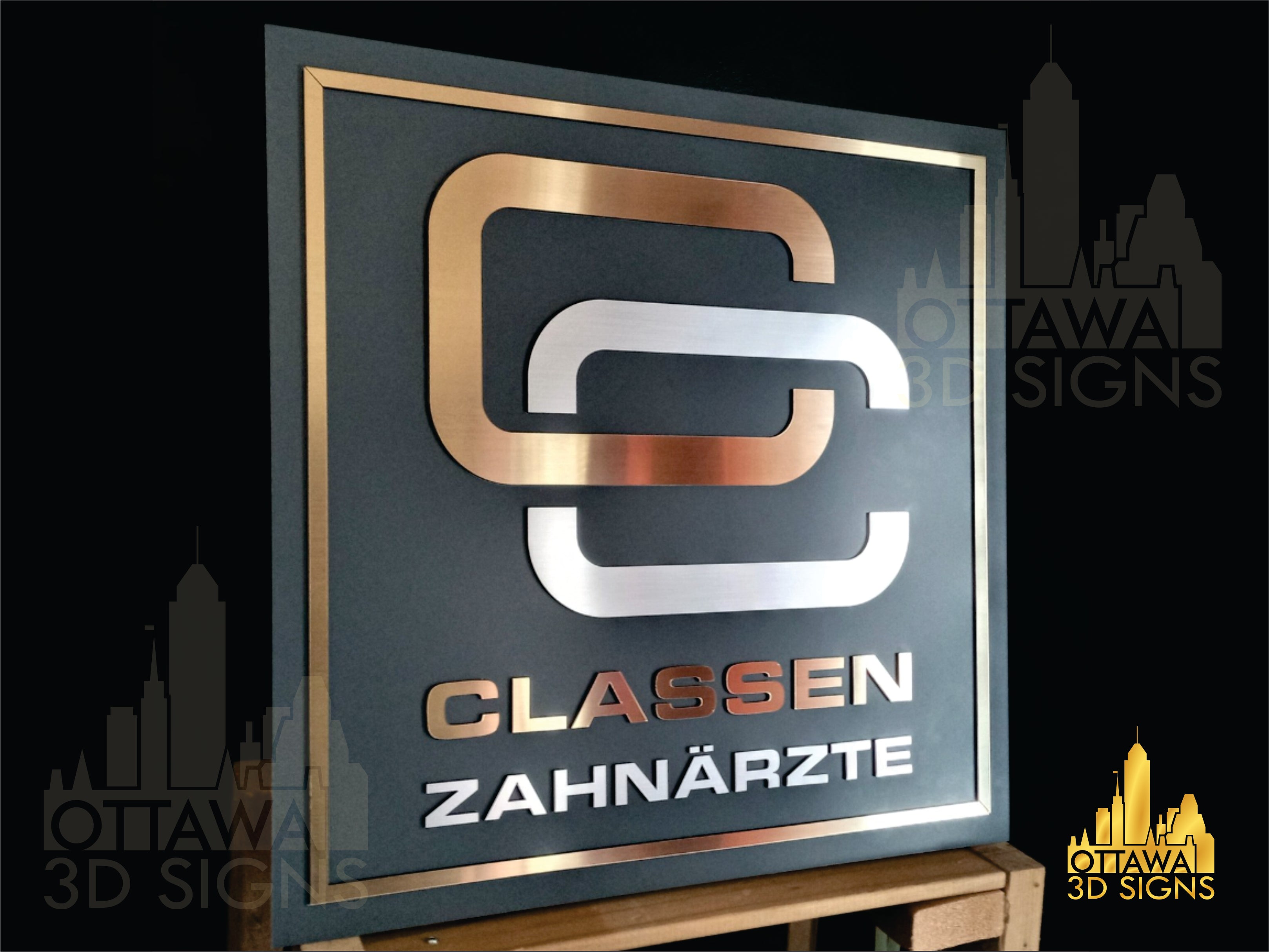 Laser Cut Metal 3D Sign