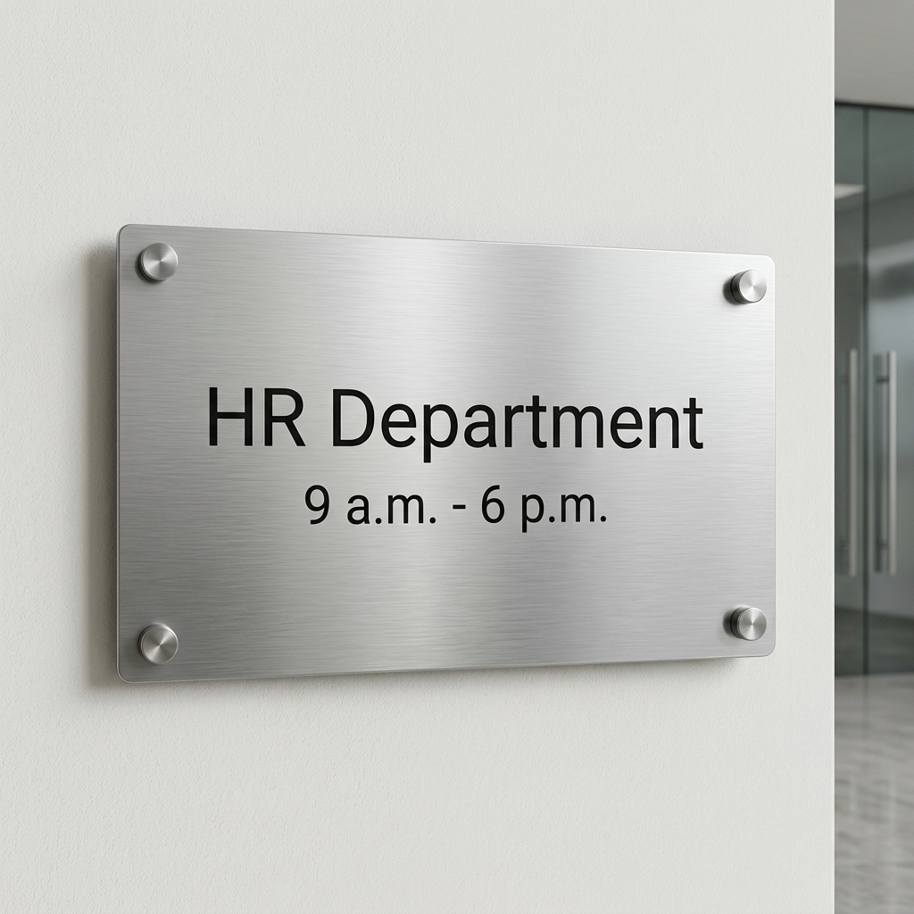Metal Standoff Sign - Square/ Rectangle